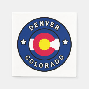 Denver Colorado Napkin