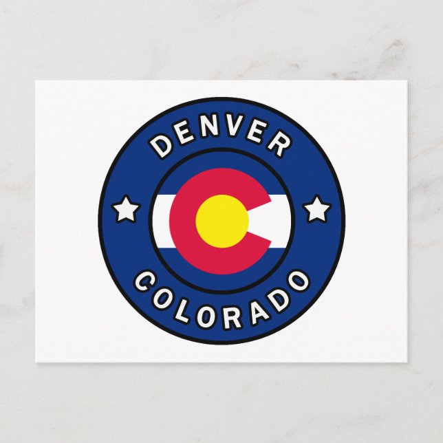Denver Colorado Postcard (Front)