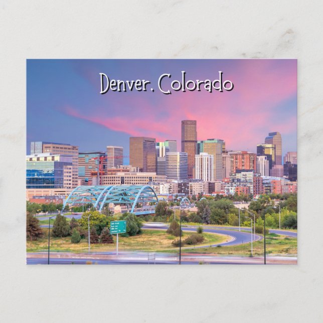 Denver Colorado Postcard (Front)