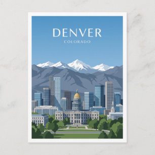 Denver Colorado Postcard