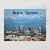 Denver Colorado Postcard For Travel