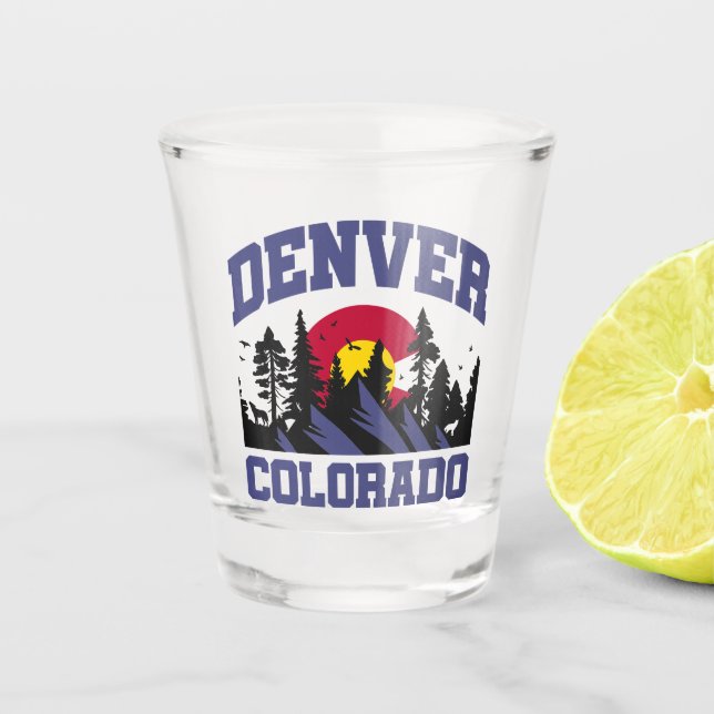 Denver,Colorado Shot Glass (Front)