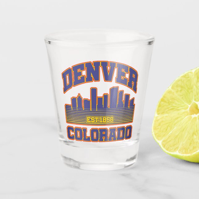 Denver,Colorado Shot Glass (Front)