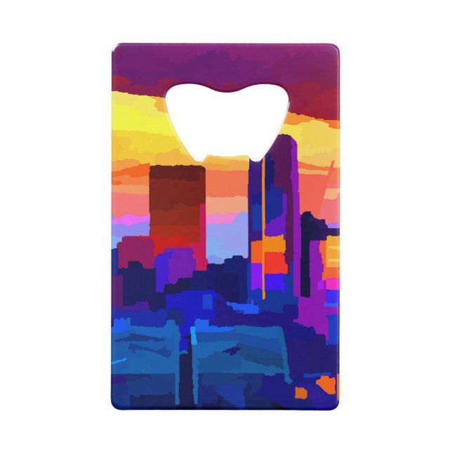 Denver Colorado Skyline by Jon Baran (Front)
