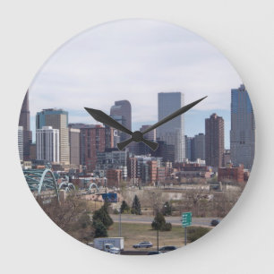 Denver, Colorado Skyline Clock