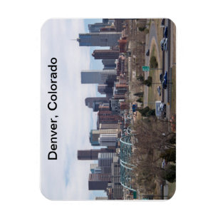 Denver, Colorado Skyline Magnet
