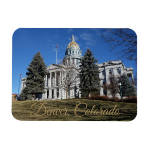 Denver, Colorado, State Capitol Building Magnet