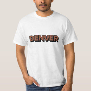 Denver Colorado Text T-shirt Shirt Clothing City