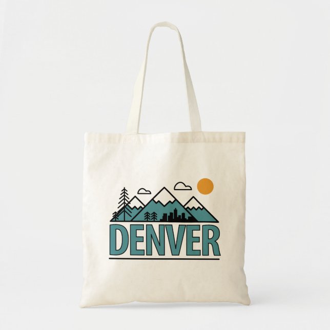 Denver Colorado Tote Bag (Front)