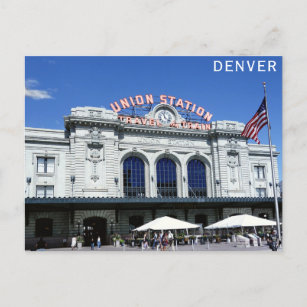 Denver Colorado Union Station Travel Photo Postcard