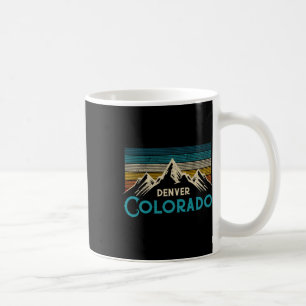 Denver Colorado Vintage Mountains Hiking Souvenir Coffee Mug