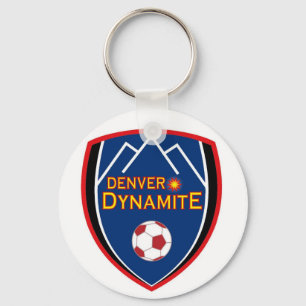 Denver Dynamite Logo Keychain