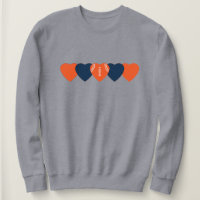 Denver Fan Heart Football Dark