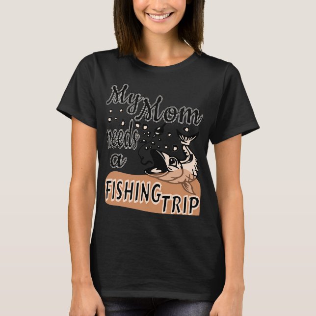 Denver Fishing Mum T-Shirt (Front)