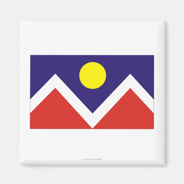 Denver Flag Magnet (Front)