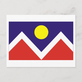 Denver Flag Postcard