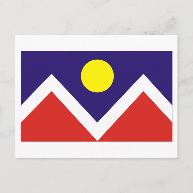 Denver Flag Postcard (Front)