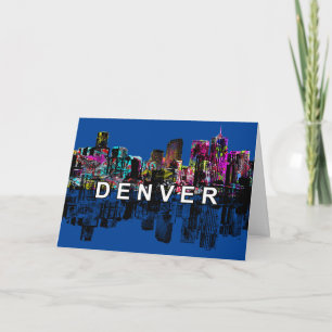 Denver in graffiti card