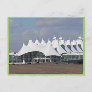Denver International Airport Main Terminal Buildin Postcard