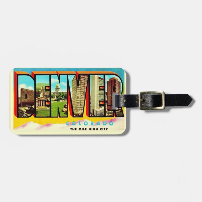 Denver Mile High Luggage Tag (Front Horizontal)