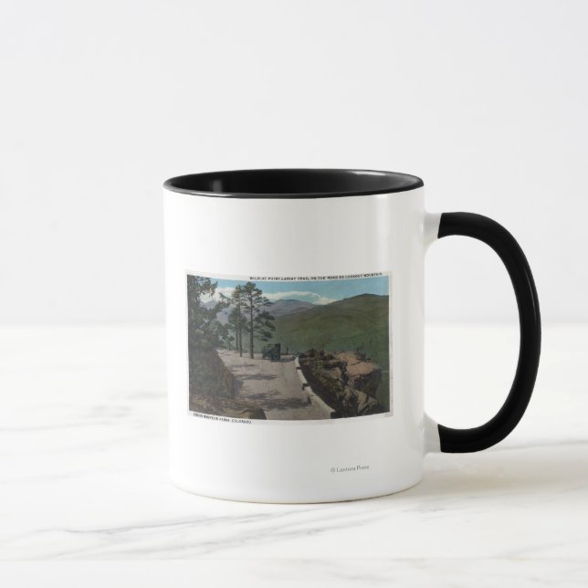 Denver Mountain Park, CO - Wildcat Point Lariat Mug (Right)