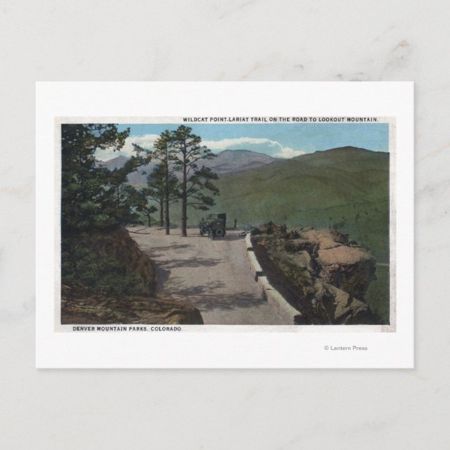Denver Mountain Park, CO - Wildcat Point Lariat Postcard (Front)