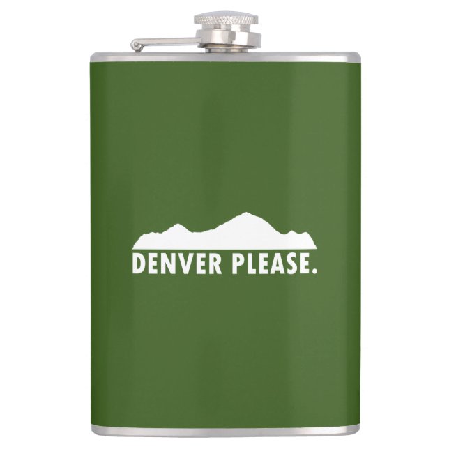 Denver Please Hip Flask (Front)
