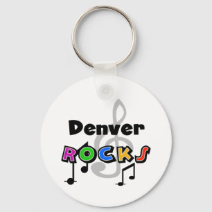 Denver Rocks Key Ring