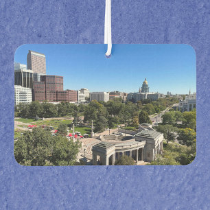 Denver Skyline Colorado Capitol Building Photo Car Air Freshener