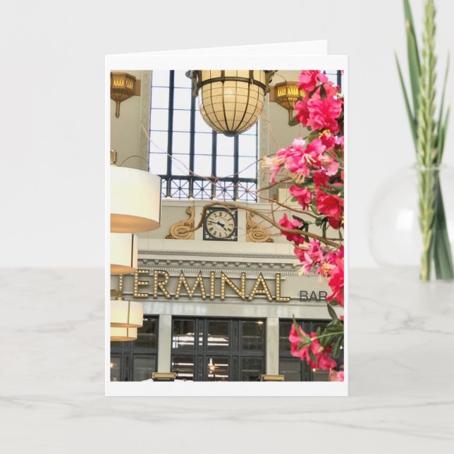 Denver Union Station Note Card <Blank Inside> (Front)