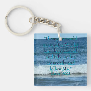 Deny Yourself  Key Ring