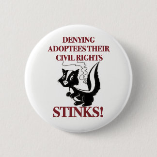 Denying Civil Rights 6 Cm Round Badge