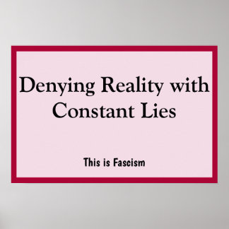 Denying Reality Poster