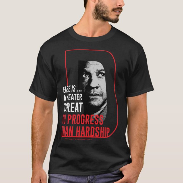 Denzel Qashington Quote T-Shirt (Front)