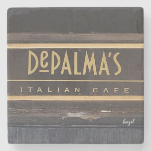 DePalma's, Athens, Georgia. Marble Stone Coaster. Coaster