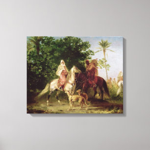 Departing for the Hunt Canvas Print