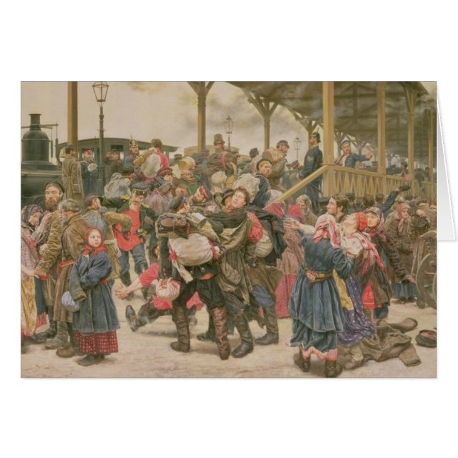 Departing for the War, 1888 (Front Horizontal)