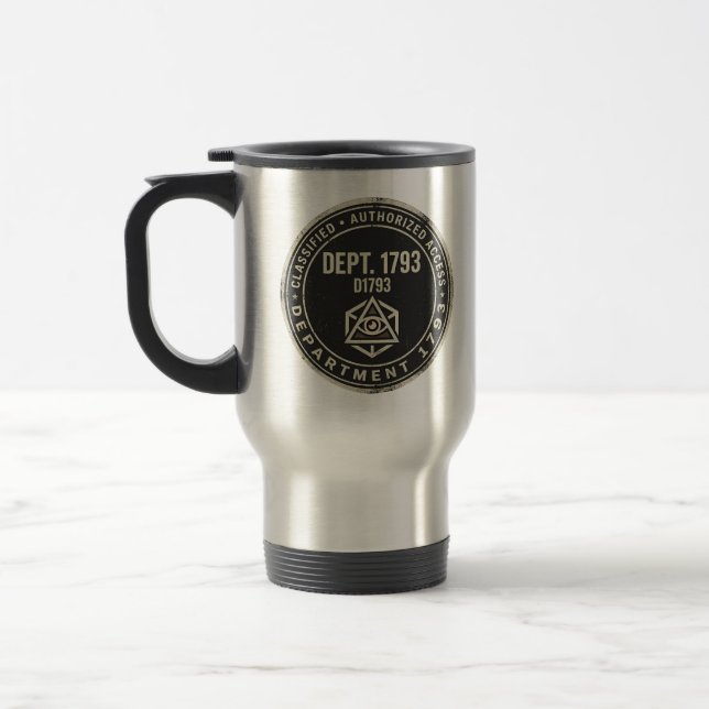 Department 1793 Travel/Commuter Mug (Left)