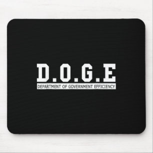 Department Of Government Efficiency D.o.g.e. Funny Mouse Pad