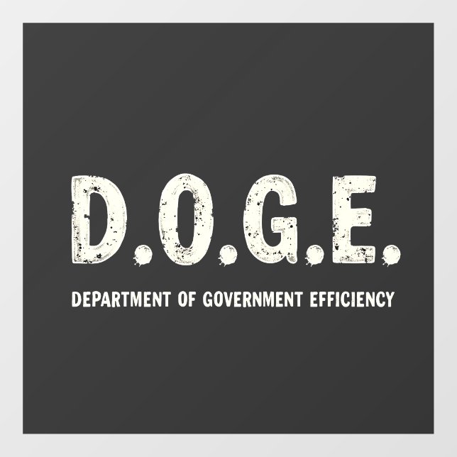 Department Of Government Efficiency Doge Dog   (Sheet)