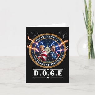 Department Of Government Efficiency Doge Trump 47t Card