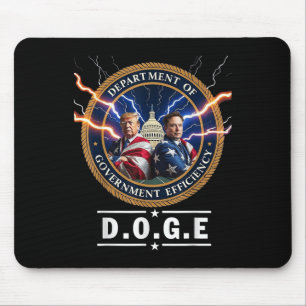 Department Of Government Efficiency Doge Trump 47t Mouse Pad