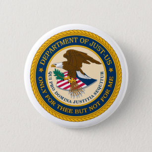 Department of Just-Us 6 Cm Round Badge