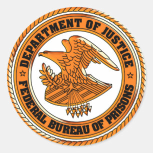 Department of Justice Eagle Classic Round Sticker