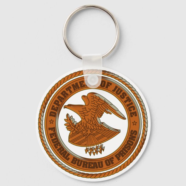 Department of Justice | Eagle Key Ring (Front)