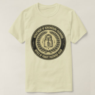 Department of Lost Passwords Funny IT Support Tech T-Shirt