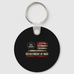 Department Of War Established 2025 Re-established  Key Ring
