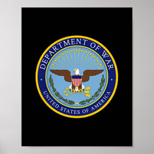Department Of War Established 2025 Re-established  Poster