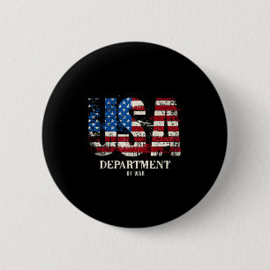 Department Of War Vintage Usa Flag Military 2025  6 Cm Round Badge