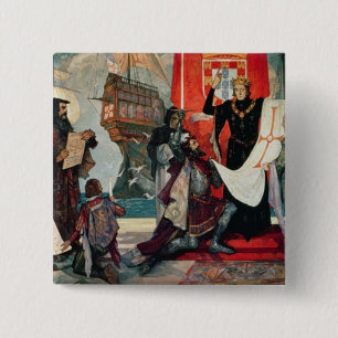 Departure for the Cape, King Manuel I of 15 Cm Square Badge